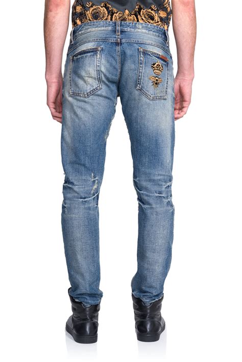 dolce and gabbana mens jeans replica|farfetch d&g jeans.